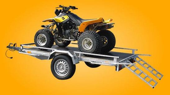 Porte quad, tondeuse autoportée, un petit tracteur PTAC 500 kg