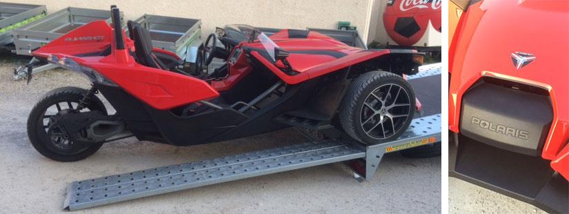 Remorque pour Polaris Slingshot