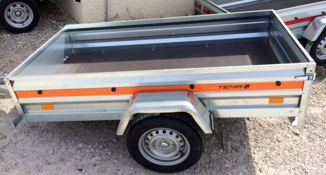 Remorque ECO 20/12  2m05 x 1m24