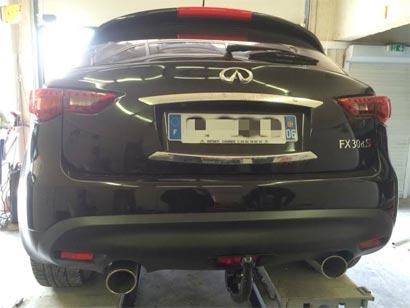 Rotule escamotable automatique sur Infiniti FX30D