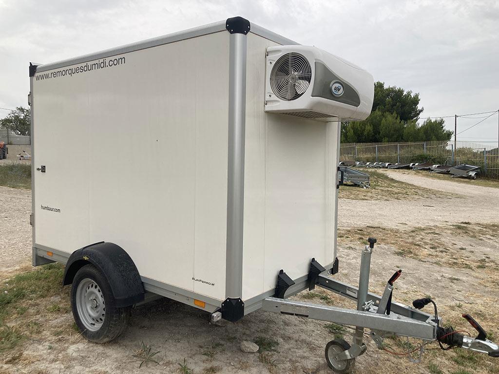 Remorque frigorifique 2500 L x 1330 l x 1700 H