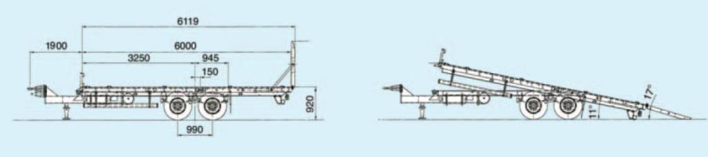 Porte-engin 11 tonnes